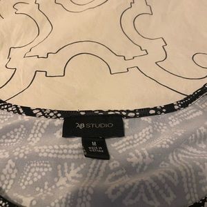 Black and white dress